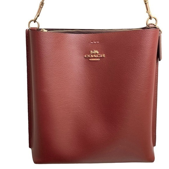Coach Burgandy Wind Molly Bucket Bag